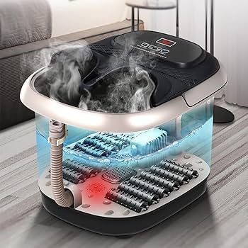 サロン使用にオススメ！フットバス 足湯器(設置型) Amazon | フットバス 電動足湯桶 深型足湯器 足湯用バケツ